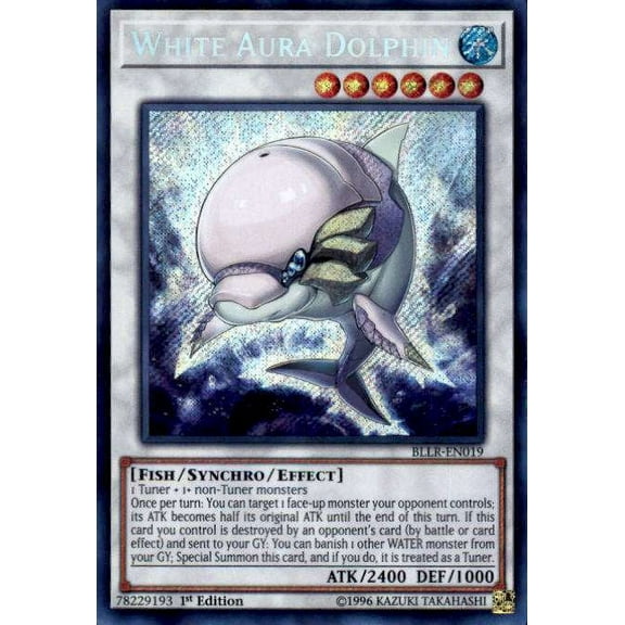 Yu-Gi-Oh White Aura Dolphin BLLR-EN019