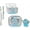 Blue Mermaid, variant on LEWOTE Compatible with Airpods 4 Generation Cute Cartoon Funny Case Cover with Cleaner Kit[IMD Series]