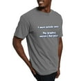 thumbnail image 4 of CafePress - I Went Outside Once. The Graphics Werent Great T S - Mens Comfort Colors Shirt, 4 of 5