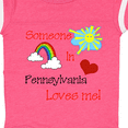 thumbnail image 4 of Inktastic Someone in Pennsylvania Loves Me Boys or Girls Baby Bodysuit, 4 of 5