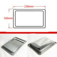 thumbnail image 4 of 2X Stainless Steel Garbage Flap Lid Trash Bin Cover Flush Built-In Balance Swing Flap Garbage Lid A, 4 of 5