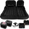 thumbnail image 1 of Byomostor SUV 3 en 1 Air Matters | Colchón para automóvil con bomba de aire eléctrica, 2 rellenos de soporte y 2 almohadas para SUV|MPV|Minivan para viajes por carretera y acampadas, color negro, 1 of 5