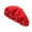 Red, variant on Prolriy Beret Hats for Women Fashion Women's Solid Ring Vintage Painter Hat Beret Hat Cap Boinas Para Mujer Black