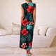 thumbnail image 5 of TaTaai Women's Solid Color Round Neck Sleeveless Casual Dress Elegant Front Pleats Knee Length Dress with Pockets Loose Comfortable Fit for Spring Summer Vacation Beach Wear Gift, 5 of 6