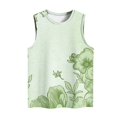 thumbnail image 4 of GERsome Tank Tops for Women Crew Neck Sleeveless Floral Tops Loose Fit Basic T Shirts Summer Beach Vacation Outfits S-2XL, 4 of 4