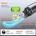 thumbnail image 3 of Limpiador de Oídos, Cámara HD, Inalámbrico con Luz, Herramienta de Eliminación de Cera, Kit de Limpieza Portátil para iPhone y Android, 3 of 4