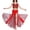 Red, variant on Professional Dancewear Set with Reinforced Stitching Stretchy Milk Silk Stage Show Ensemble