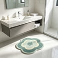 thumbnail image 4 of PYURTEP Flower Shaped Bathroom Rugs Non-Slip Layered Bath Mat Super Cute Quick Drying Bath Rugs, Floral Soft and Fluffy Floor Mat for Bathroom, 4 of 6