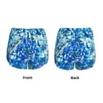 thumbnail image 3 of Hirioo Vibrant Blue Floral for Women's Double Layer Athletic Shorts High-Performance Gym Shorts with Inner Pocket, Elastic Waistband-X-Large, 3 of 7