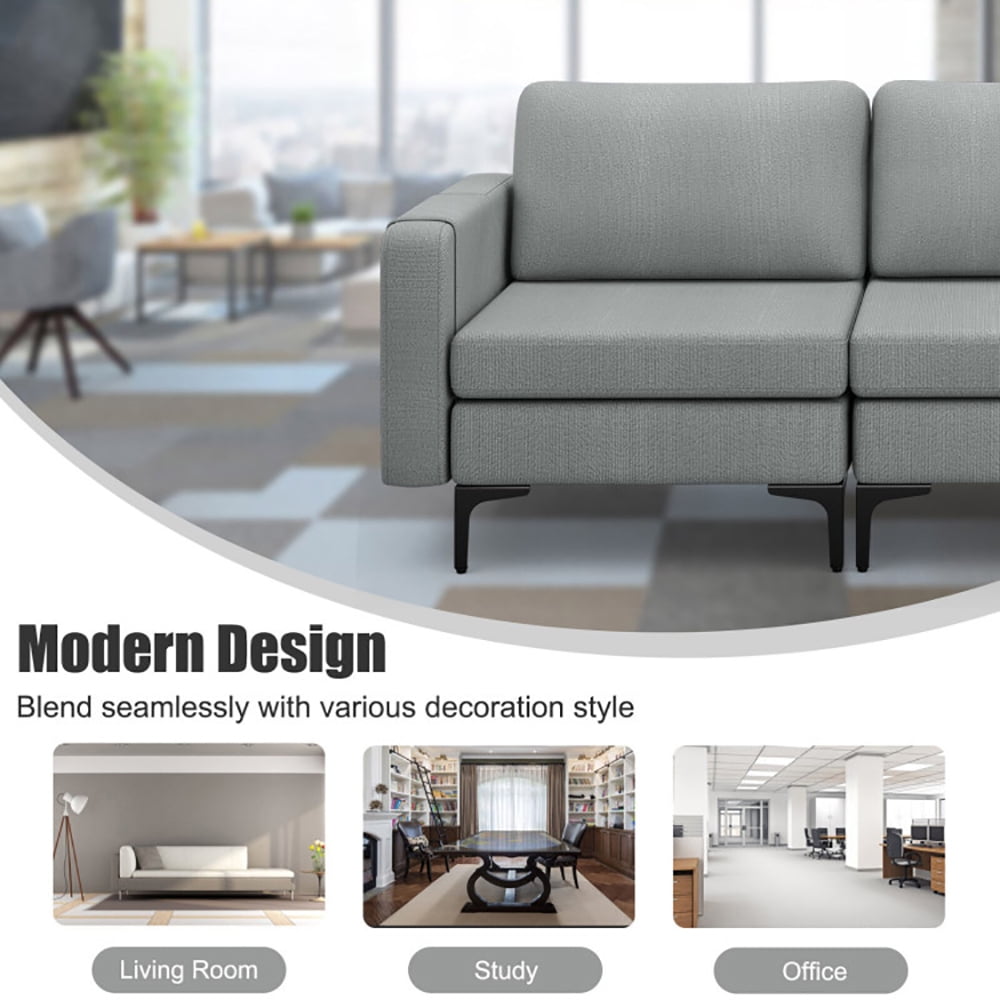 Finihen Sectional Leather Sofa Couch, Convertible Sectional Sofa, Convertible Leather Sofa Couch with Magazine Pockets 3-Seat with 2 USB Port, for Living Room, Dark Gray Finihen Sectional Leather Sofa Couch, Convertible Sectional Sofa, Convertible Leather Sofa Couch with Magazine Pockets 3-Seat with 2 USB Port, for Living Room, Dark Gray
