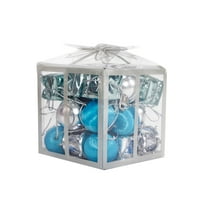 Cheapark 26 Pieces Christmas Ceiling Decorations, Plastic Electroplated Hanging Balls For Party Holiday Decor