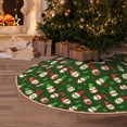 thumbnail image 5 of Balery Gnomes In Caps Printed Christmas Tree Skirt , Merry Christmas Party Christmas Tree Decoration,Adjustable Tree Skirt-36", 5 of 6