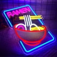 thumbnail image 2 of Letrero de neón Ramen Fuzuneli para decoración de pared LED, 40 x 29 cm, 2 of 6