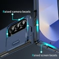thumbnail image 5 of Decase for Samsung Galaxy Z Fold 6 5G 2024 Case with Slide Lens Cover, Rugged Hard PC + TPU Bumper Hybrid Cover ,Military Grade Shockproof Hard PC Phone Case for Samsung Z Fold 6 5G,Blue, 5 of 7