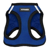 Voyager Step-in Air Dog Harness - All Weather Mesh Step in Vest Harness for Small and Medium Dogs and Cats by Best Pet Supplies - Harness (Royal Blue/Black Trim), XS (Chest: 13-14.5")