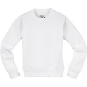 Angle View: Girls' Fleece Crew Sweatshirt