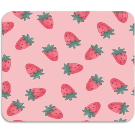 

Dish Drying Mat Strawberries on Pink Background 18x16inch Absorbent Coffee Mat Non-slip Rubber Backed Easy Clean Hide Stain Kitchen Pad for Kitchen Counter Coffee Bar Sink