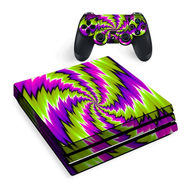 Download Skin for Sony PS4 Pro Console Decal Stickers Skins Cover -Psychedelic Moving Swirls - Walmart ...