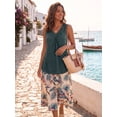 thumbnail image 4 of MOYIKO Tank Tops for Women Summer Sleeveless V Neck Pleated Tops Loose Fit Casual Trendy Basic, 4 of 7