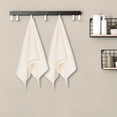 thumbnail image 6 of REGALWOVEN 2 Pack Wave Texture Pattern Hand Towels, Cotton Highly Absorbent Towels for Hotels, Spa Beige 13" x 30", 6 of 7