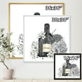 thumbnail image 4 of Designart 'Bouquet of Flowers and Perfume Bottle III' Traditional Framed Canvas Wall Art Print, 4 of 5