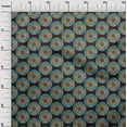 thumbnail image 3 of oneOone Velvet Turquoise Blue Fabric Asian Mandala Craft Projects Decor Fabric Printed By The Yard 58 Inch Wide, 3 of 4