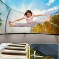 thumbnail image 6 of 12FT Trampoline for Kids & Adults, Outdoor Recreational Trampoline with Basketball Hoop, Ladder & Enclosure Net, Pumpkin Trampoline with Curved Poles, 660 Weight Capacity, 6 of 6