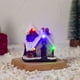 thumbnail image 4 of Yuarrent Navidad LED nieve casa escena fiesta paisaje miniatura luminosa cabina niños brillante pueblo pasillo Patio cocina estantería Kits de decoración para fiestas Tipo 2 Yuarrent HA068928-02B, 4 of 6