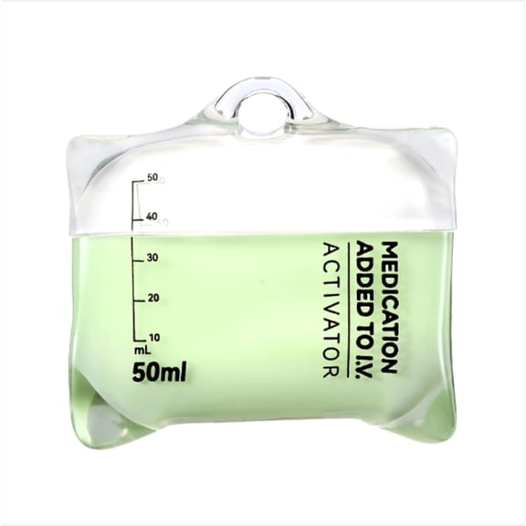 Glowing Green IV Drip Earbuds Case, Liquid Silicone Clear Soft Protective Cover - Popular Style