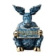 thumbnail image 2 of Escultura de reno, estatua de resina, adorno para estantería, regalo para dormitorio, escritorio, mesa. Sembrado azul, 2 of 9