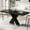 Black, variant on 63 in Depth, Natural Color - One-Hand Retractable Function - Family Gathering in Restaurant - Stable and High Load-Bearing