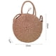 thumbnail image 2 of Bolso bandolera de paja para mujer, bolso de hombro tejido, bolso de playa redondo de verano y bolsos de mano, 2 of 5