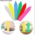 thumbnail image 3 of Multi-Coloured Plastic Vegetable Garden Labels (500 Pack) - 10 x 2 cm - Vegetable Garden Sign/Waterproof Garden Label in 5 Colors for Nursery, Seeds, 3 of 5