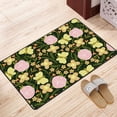 thumbnail image 2 of Blossom Flowers Rose Butterfly Rugs Doormat, Non-Slip Machine Washable Carpets Floor Door Mat , 36" x 24", 2 of 7