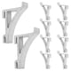thumbnail image 4 of 10 clips de aluminio resistentes para estantes de congelador y refrigerador. Hebillas de repuesto reutilizables., 4 of 7