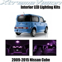 XtremeVision Interior LED for Nissan Cube 2009-2015 5 pcs Pink Interior LED Kit   Installation Tool