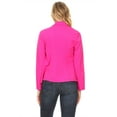 thumbnail image 4 of Moa Collection Women's Solid Casual Office Work Long Sleeve Open Front Blazer Jacket, 4 of 5