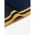 thumbnail image 5 of DCDany Men's Polo Shirt Vintage Short Sleeve T-Shirt Classic Golf Shirt Fashion Button Cotton Top with Pocket Blue 3XL, 5 of 6