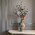 thumbnail image 4 of XGFHYJEH Patriotic Artificial Flowers Red White and Blue Flowers 4th of July Flowers Silk Flowers Arrangement for Memorial Day Independence Day Home Party Centerpiece Vase Decor, 4 of 5
