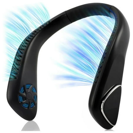 

Portable Neck Fan Rechargeable - 4000MAh Hanging Neck Fan Black
