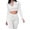 White, variant on Workout Sets For Women Corsets For Women Girl Ladies Checkered Round-Neck Elegant Long Sleeve Autumn Suits For Reduced Price