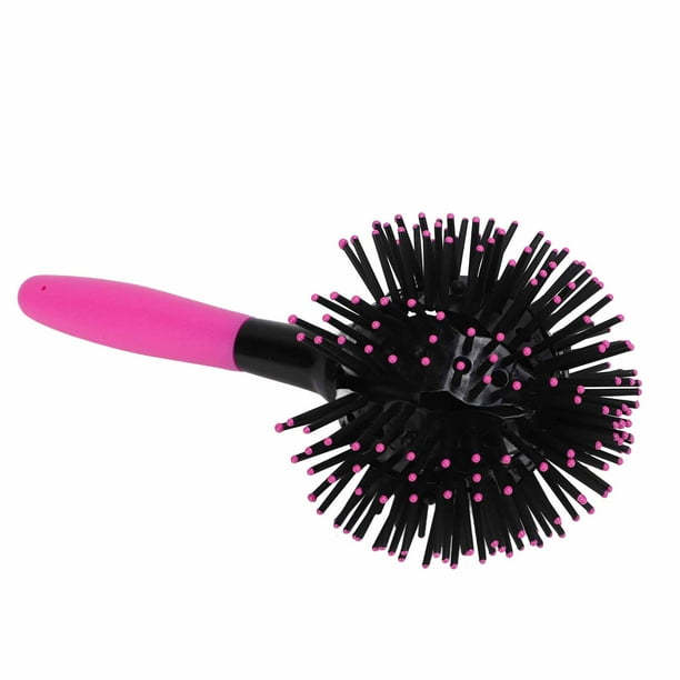 CURL 3D Camino Rizado Peine A Alta Temperatura Resistente A la Temperatura 3d Cepillo de Cabello Redondo 360 Bola de Masaje Circuario