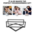 thumbnail image 4 of Miangastore Wall-Mounted Display Storage Rack Black Steel 1Set 10.2x9.8in, 4 of 9