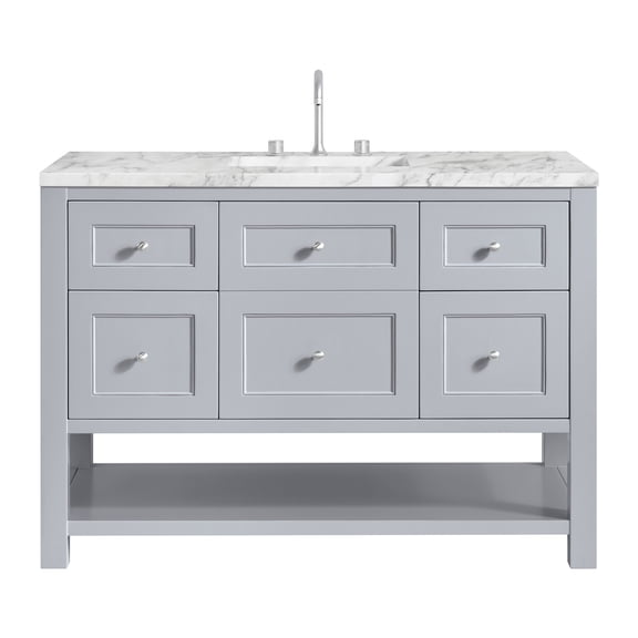 James Martin Vanities 330-V48-3Car Breckenridge 48" Free Standing Single Basin Poplar Wood