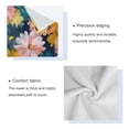 thumbnail image 4 of 3 Piece Bath Towels Set Bath Towel, Hand Towel and Face Towel for Bathroom, Gym, Hotel Oversized Daisies, 4 of 8