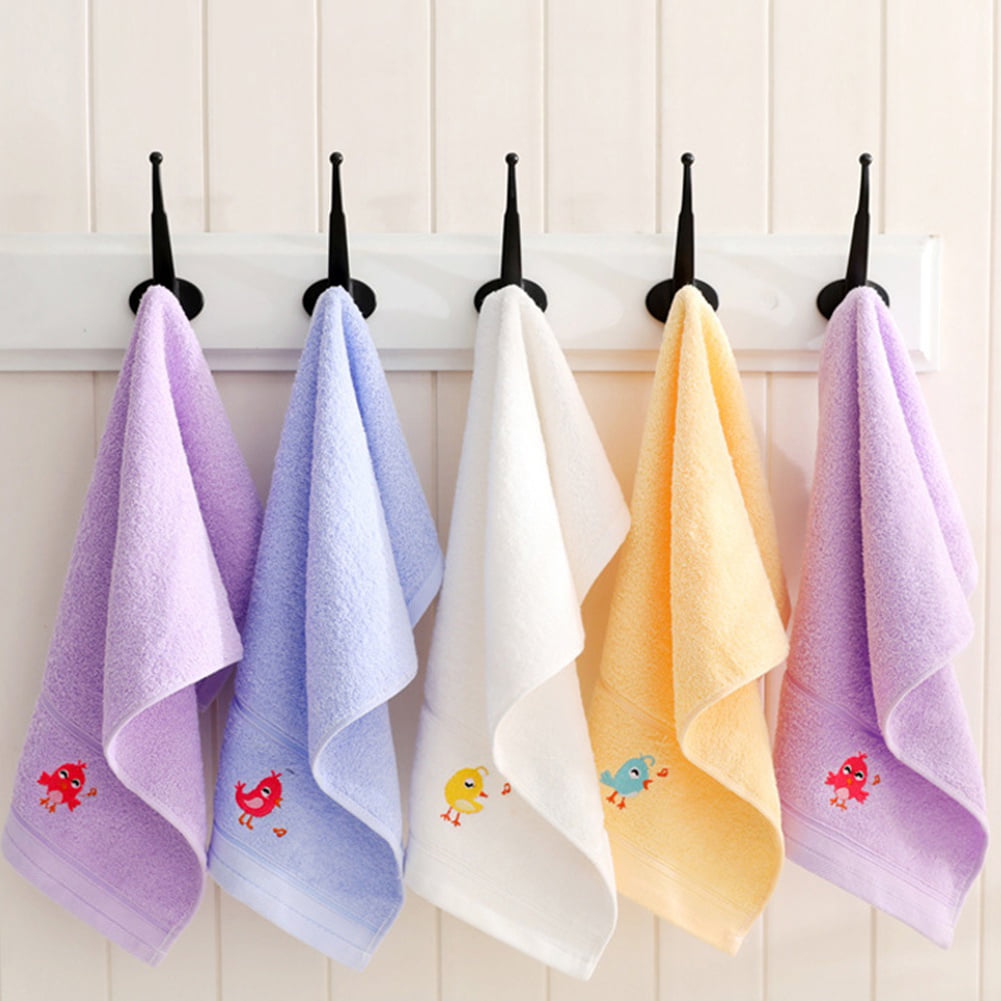 100% Cotton Children's Towel Hand Face Bath Bathroom Towels 25x50cm Cute Animal 