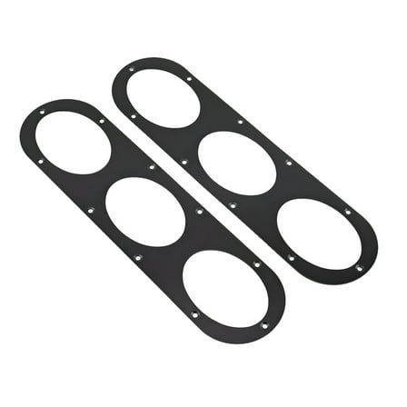 Aluminum Alloy Durable Bumper Diffuser, Car Race Rear Air Diversion Diffuser Panel, for Honda, Mitsubishi, Proton, Perodua, Mazda Reducing Drag