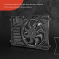 thumbnail image 3 of A-Premium Engine Radiator Cooling Fan Assembly Compatible with Ford Focus 2013-2018, Transit Connect 2014-2017, 1.6L 2.0L 2.5L, Replace# CV6Z8C607P, CV6Z8C607B, 3 of 8