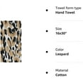 thumbnail image 5 of GZHJMY Cute Animal Skin Leopard Print Soft Highly Absorbent Guest Large Home Decorative Hand Towels Multipurpose for Bathroom, Hotel, Gym and Spa (16 x 30 Inches), 5 of 5