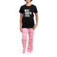 thumbnail image 4 of CafePress - Best Auntie Ever Pajamas - Women's Short Sleeve Print T-Shirt and Pants Dark Cotton Pajama Set, 4 of 7